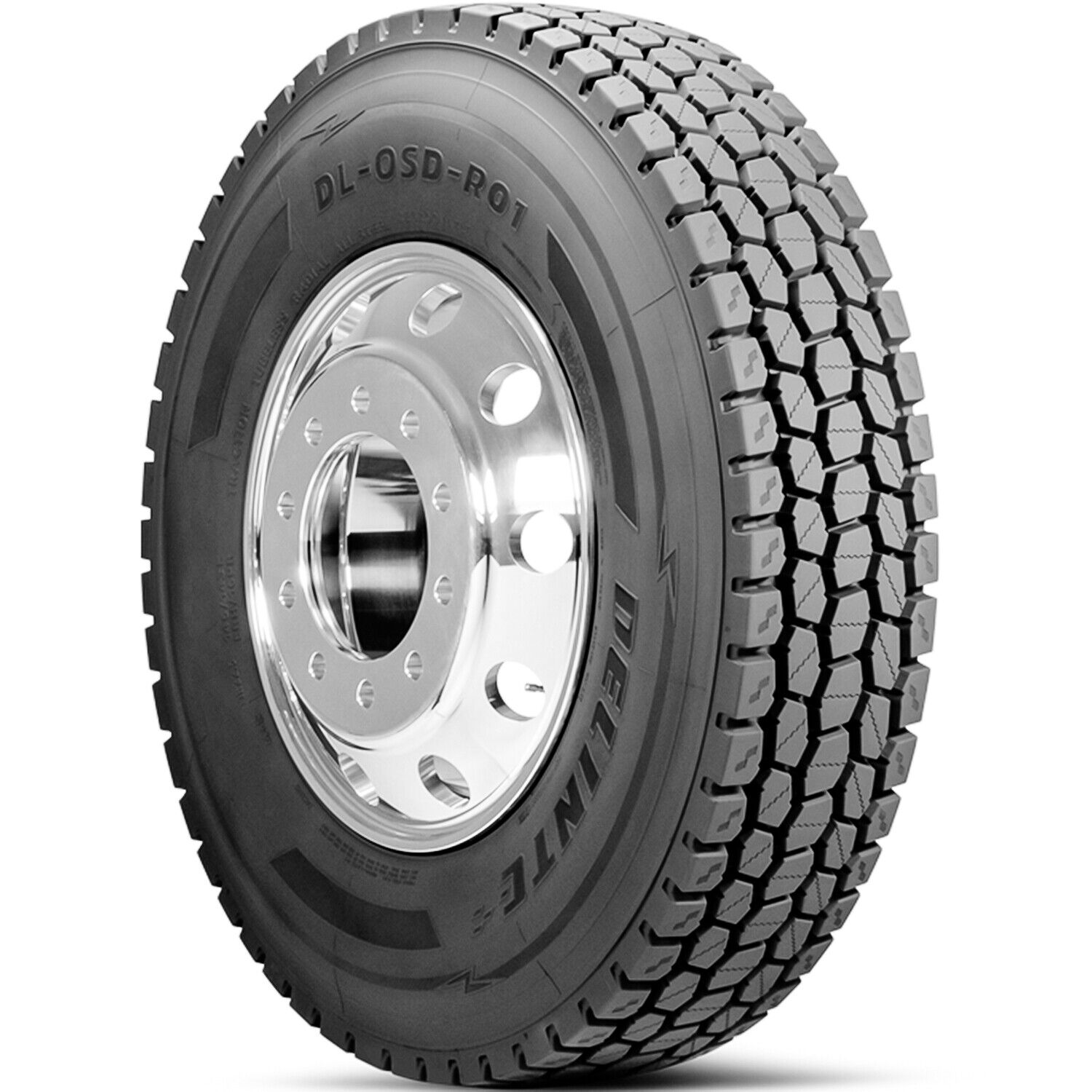 2 Tires Delinte DL-OSD-R01 All Steel 225/70R19.5 Load H 16 Ply Drive Commercial