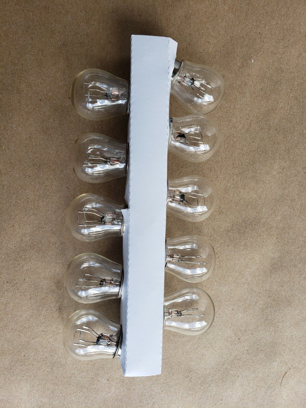 #1157(1034) Clear Bulb DUAL ELEMENT TAIL & BRAKE LIGHT BULBS (Qty:10)OEM Quality