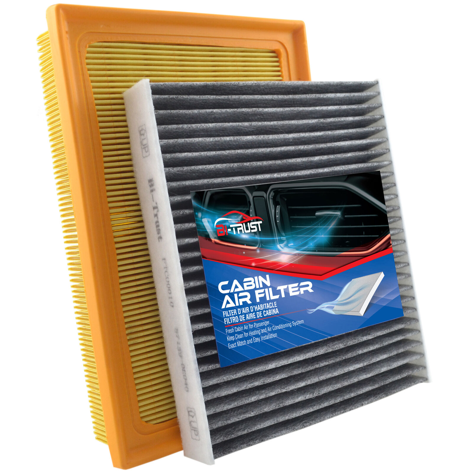 Cabin and Engine Air Filter Kit for Lexus Rx450H 2016-2022 V6 3.5L Rx450Hl 18-22
