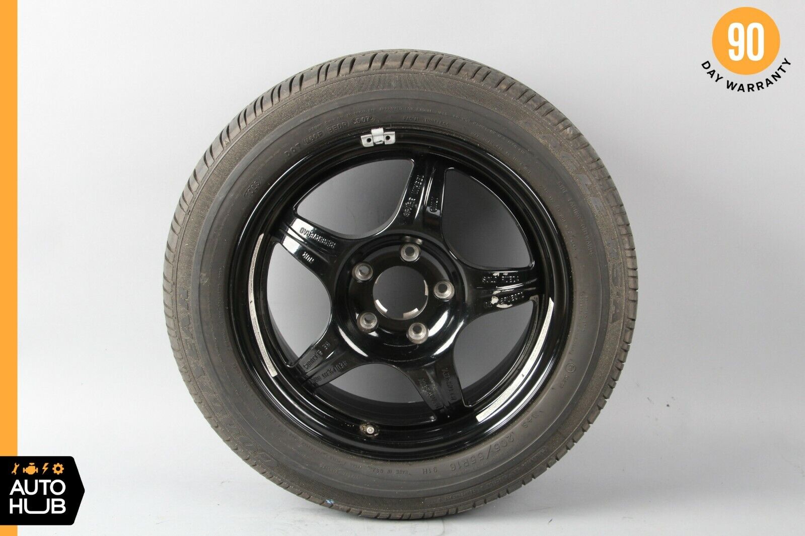 Mercedes W208 CLK320 Emergency Spare Tire Wheel Donut Rim 205 55 R16 16\