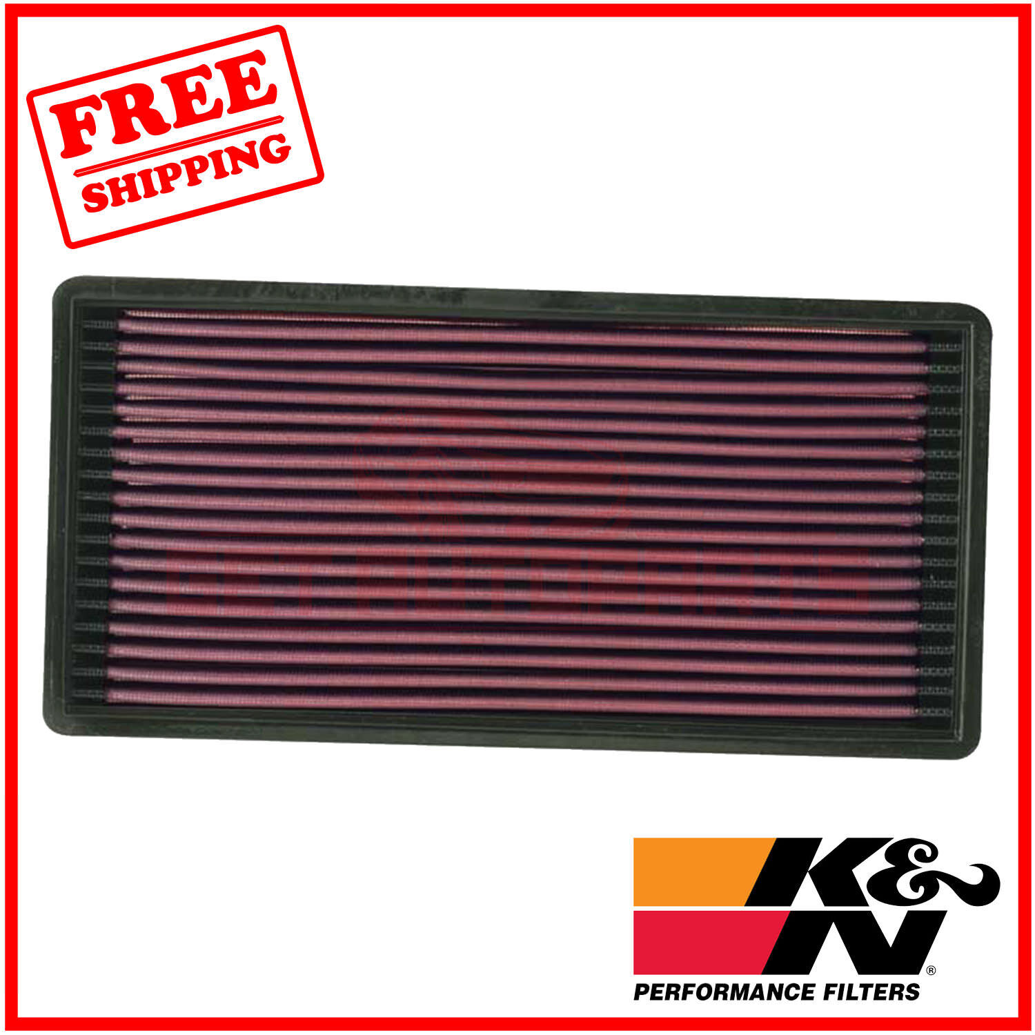 K&N Replacement Air Filter for Jeep Comanche 1987-1992