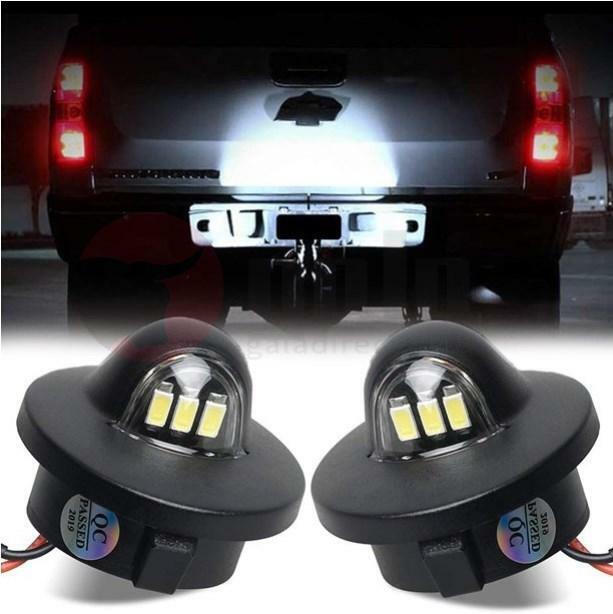2pcs LED License Plate Light Replacement for Ford F150 F250 F350 1990-2014