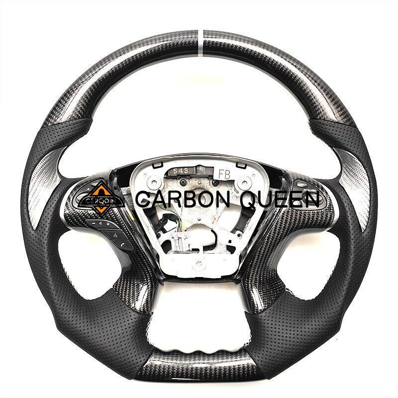 REAL  CARBON FIBER Steering Wheel FOR INFINITI M35 M37 M56 Q70 11-19 YEARS