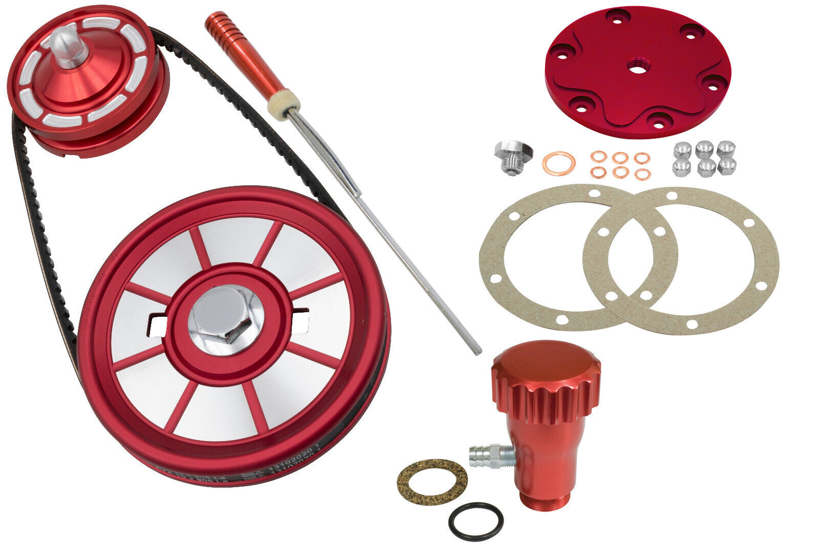Engine Dress Up Kit, Red - Fits Air-Cooled Bug/Ghia/Bus/Dune Buggy