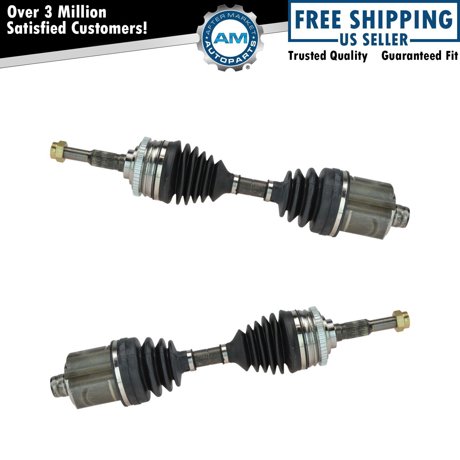 New Front CV Axle Shaft Pair Left LH & Right RH Set of 2 For Cavalier Sunfire