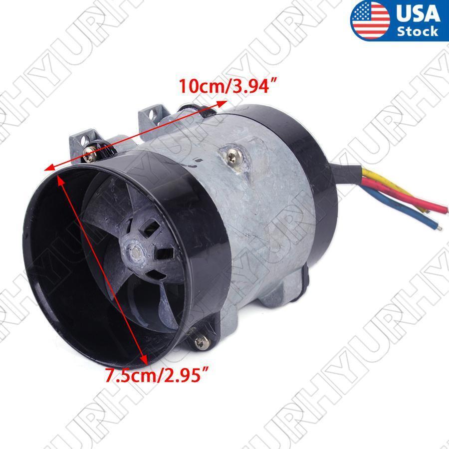 12V 50A Car Electric Turbo Turbine Charger Boost Air Intake Fan w/Brushless ESC
