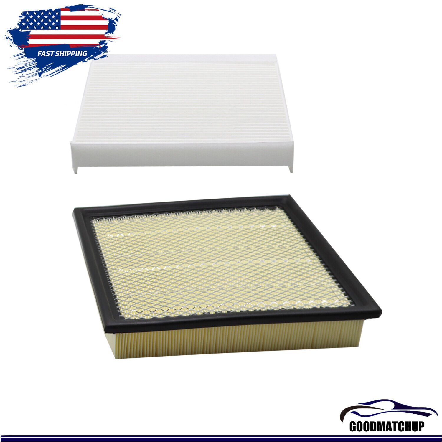 Engine Air Filter & Cabin Air Filter Premium Set For 2015-22 Ford F-150