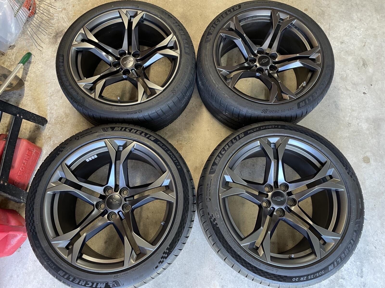20” Chevy Camaro SS 1LE 1-LE 1 LE Wheels Rims Michelin Tires TPMS Factory OEM