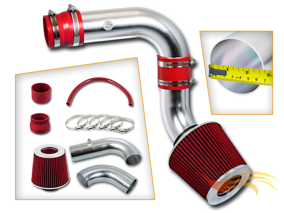 BCP RED 00-05 Dodge Neon 2.0L L4 Cold Air Intake System + Filter