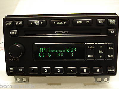 FORD Expedition MERCURY Mountaineer Radio 6 Disc Changer CD Player Stereo 03 05