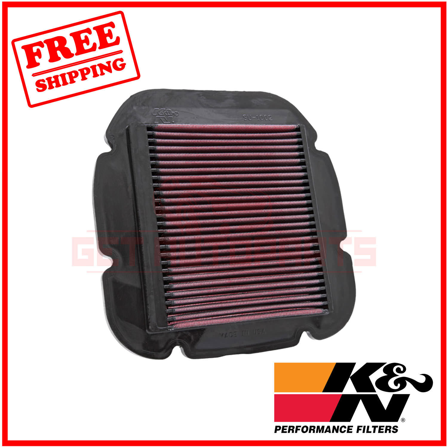 K&N Replacement Air Filter for Suzuki DL650 V-Strom 2004-2009