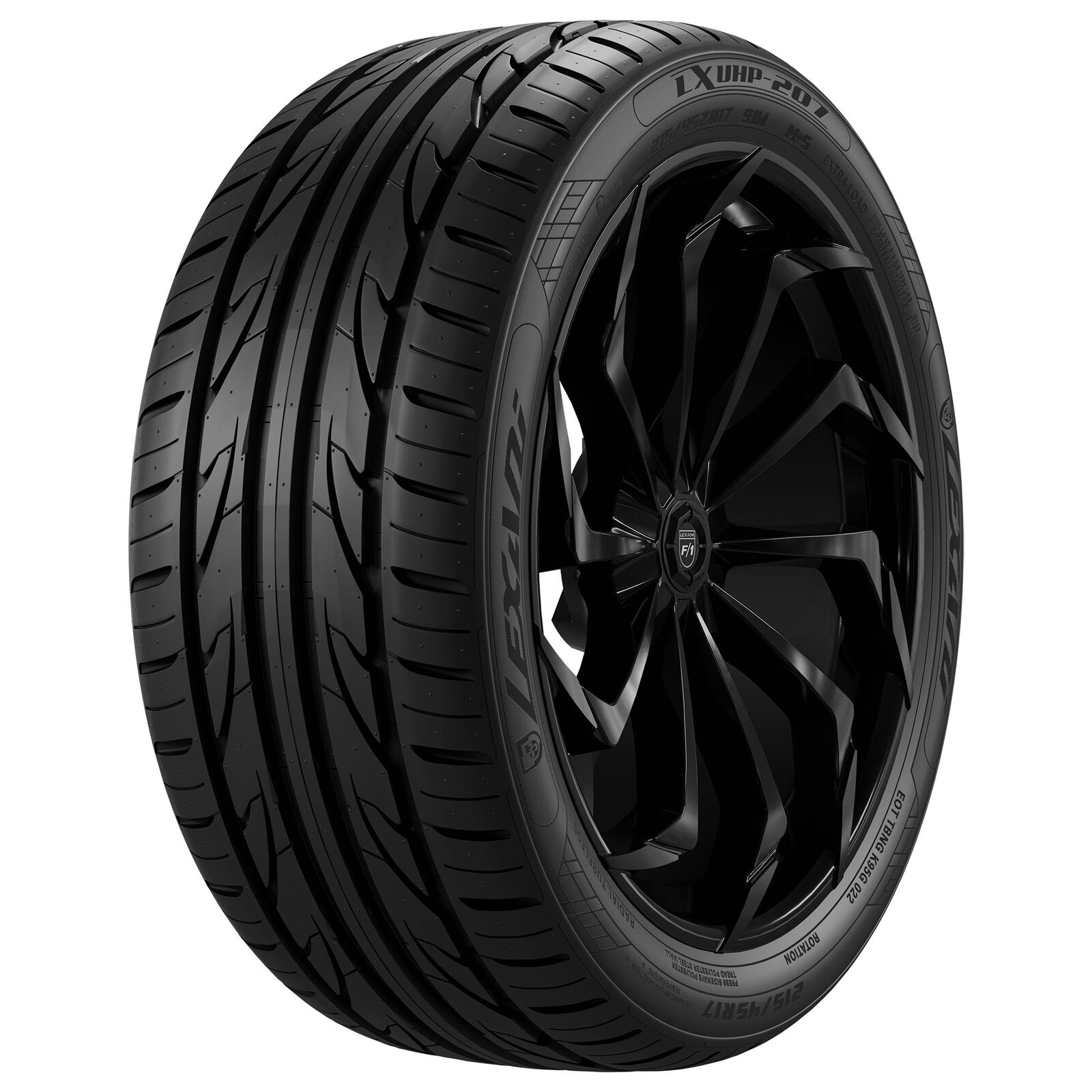 2 New Lexani Lxuhp-207  - 215/45zr18 Tires 2154518 215 45 18