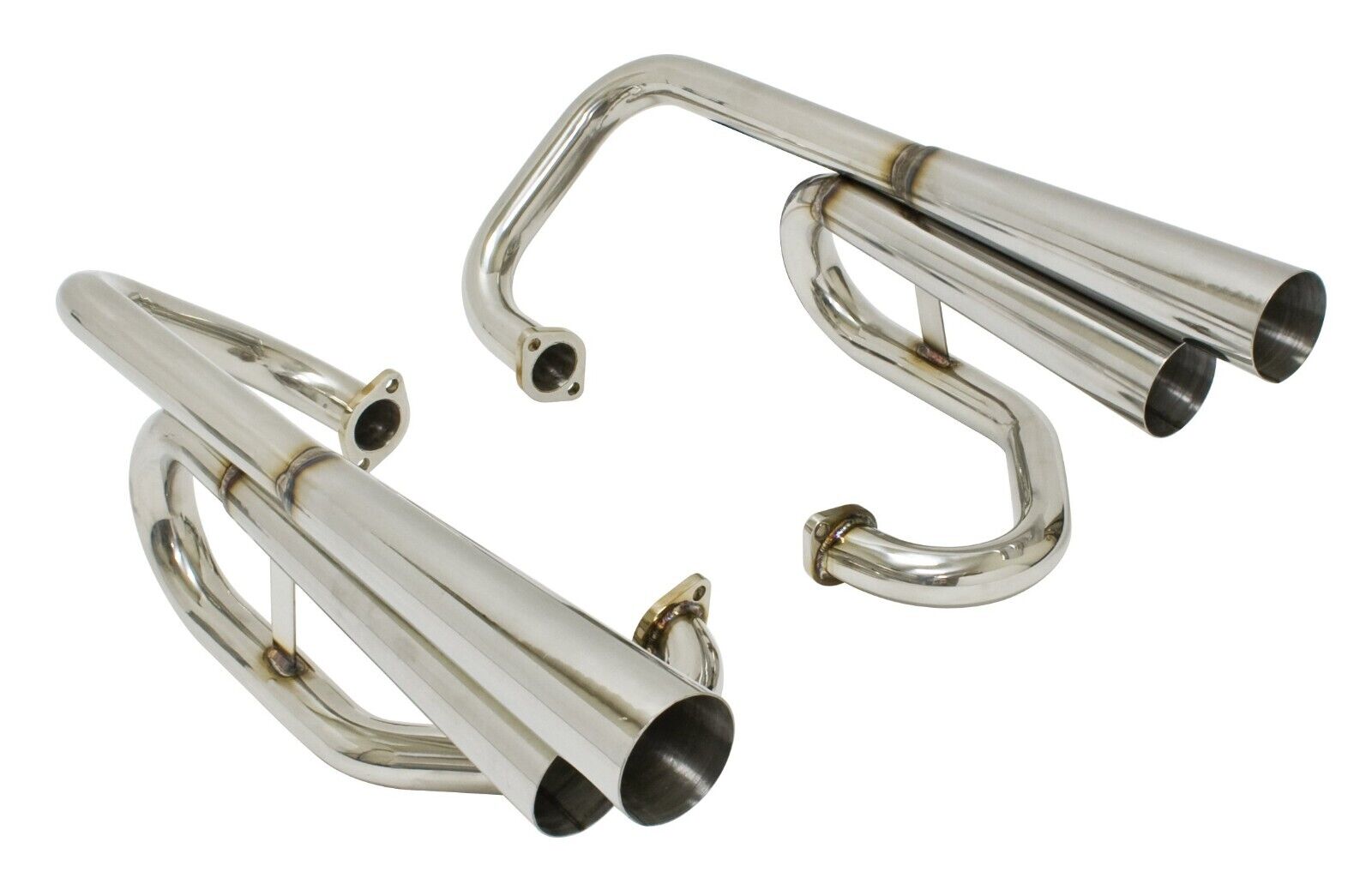 EMPI 18-1047 Stainless Steel Mega Dual Exhaust BugPack VW Dune Buggy Rail Engine