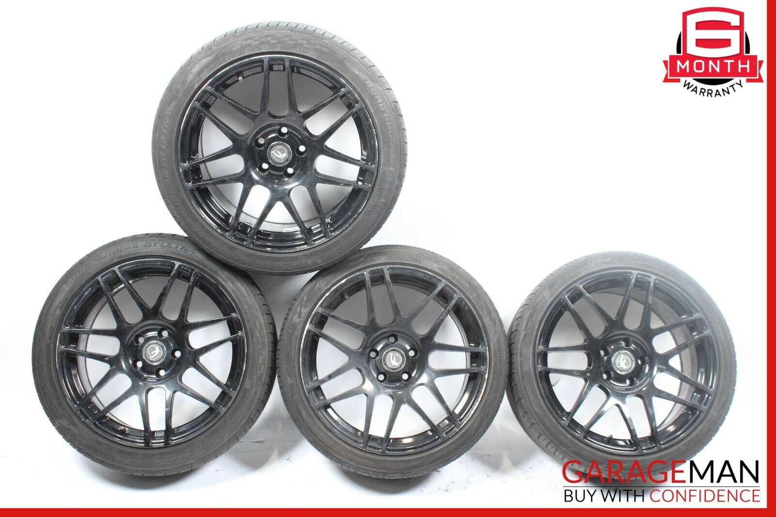 Mercedes W220 S500 Staggered 8.5x9.5 Wheel Tire Rim Set of 4 Pc R18 Aftermarket