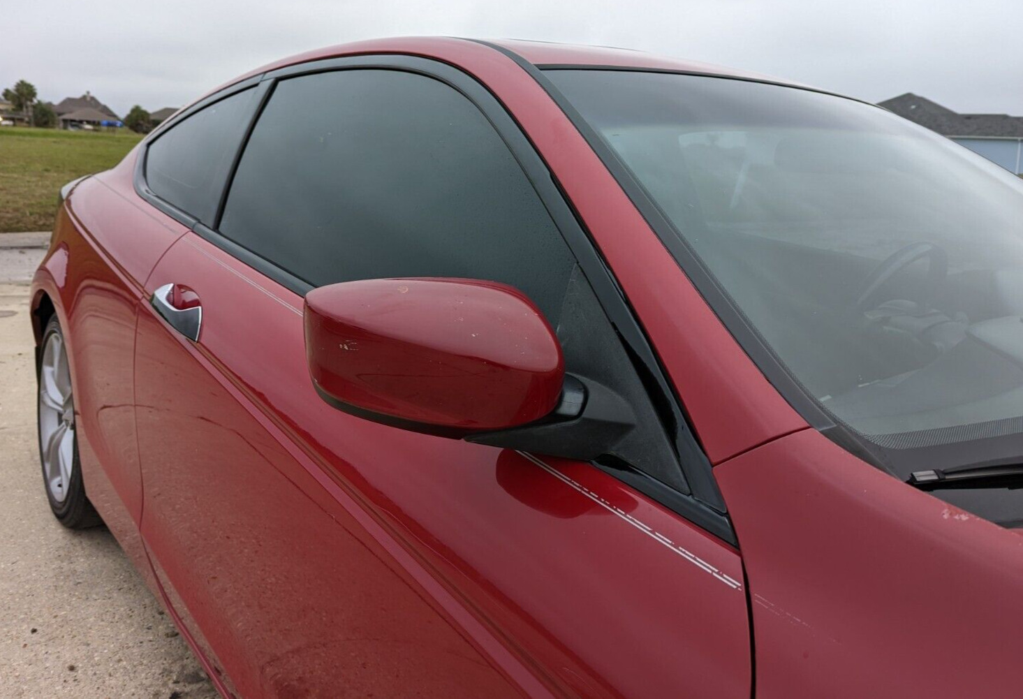 Chrome Delete Blackout Overlay for 2008-12 Honda Accord Coupe Window Trim