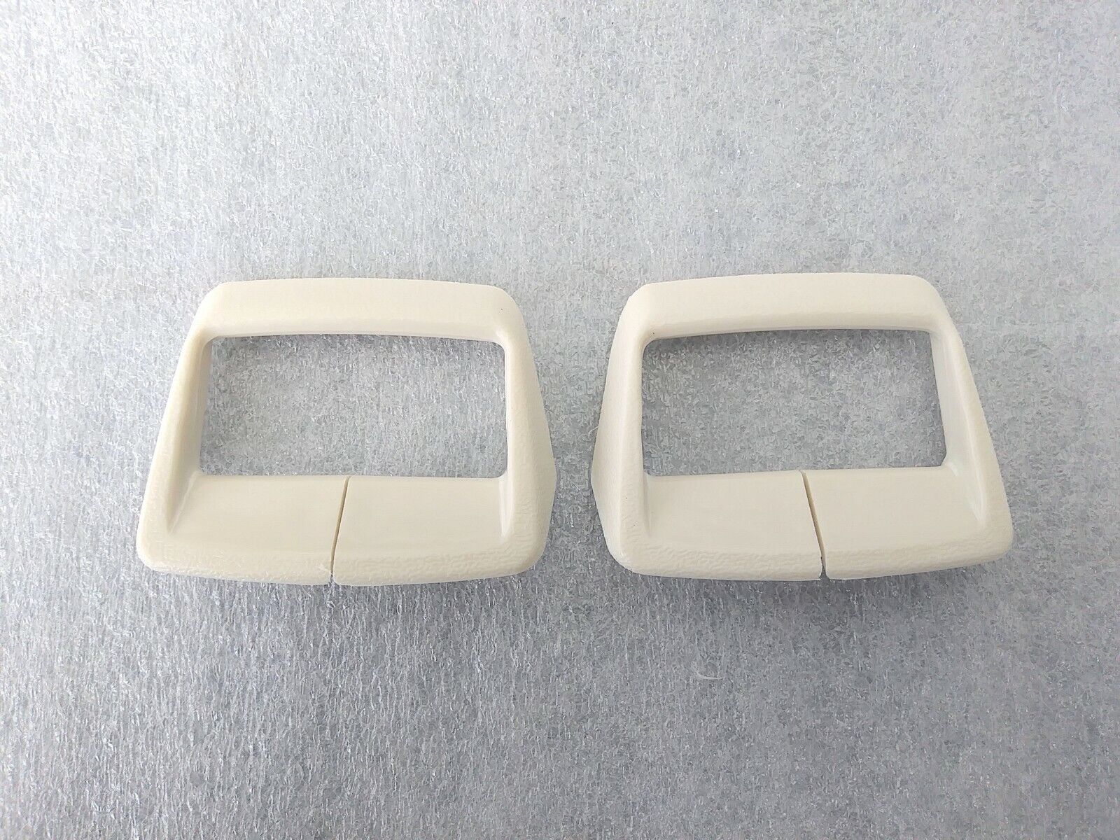 1974-79 CHEVY II NOVA Seat Back Belt Shoulder Strap Harness Retainer Guide WHITE