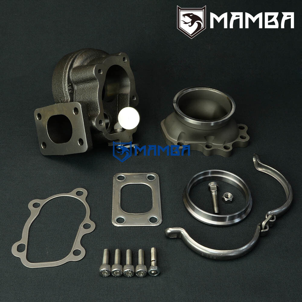 MAMBA Turbine Housing + Downpipe Kit For Nissan Silvia SR20DET GT29R T25 A/R .86