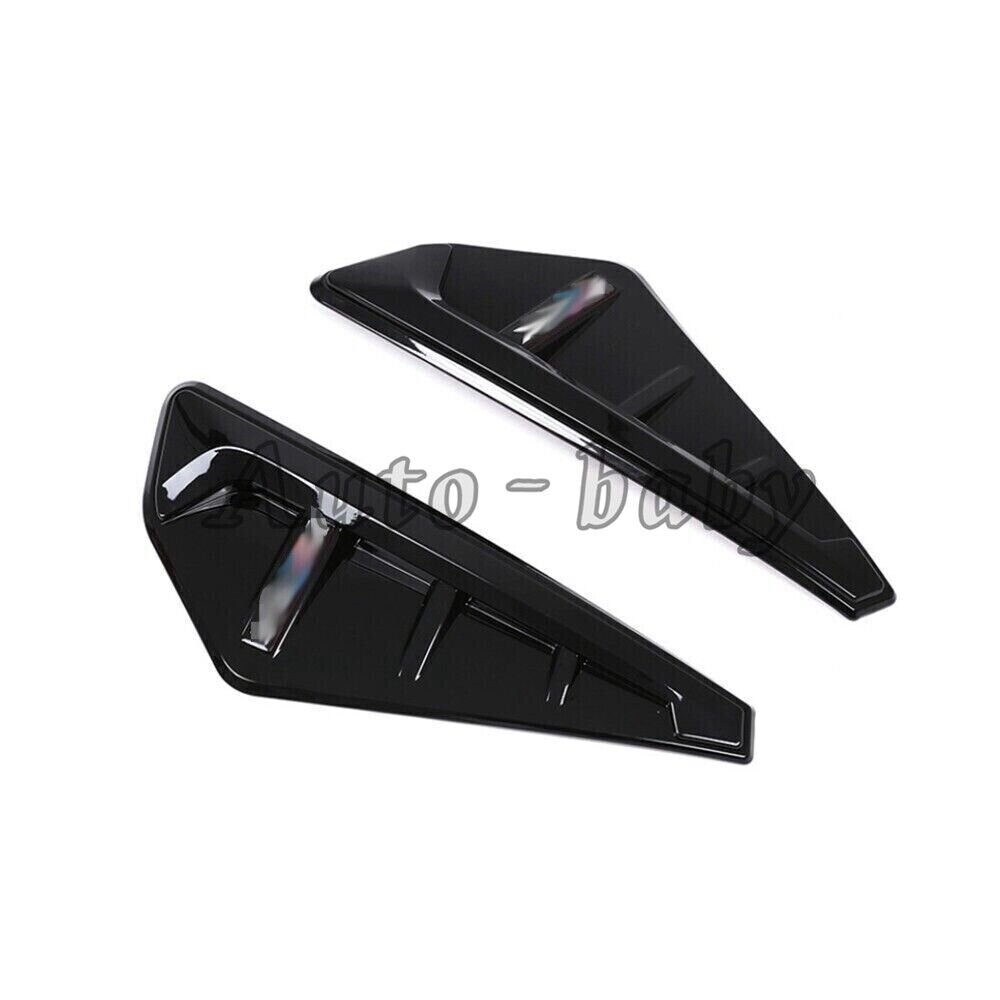 Glossy Black Side Wing Air Flow Fender Vent Cover For BMW X5 X5M G05 2019-2023