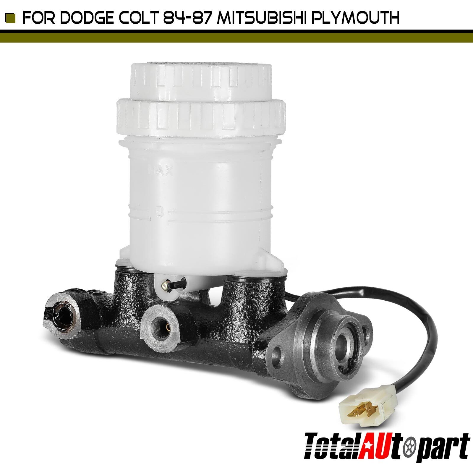 New Brake Master Cylinder w/ Reservoir for Dodge Colt Mitsubishi Cordia Plymouth