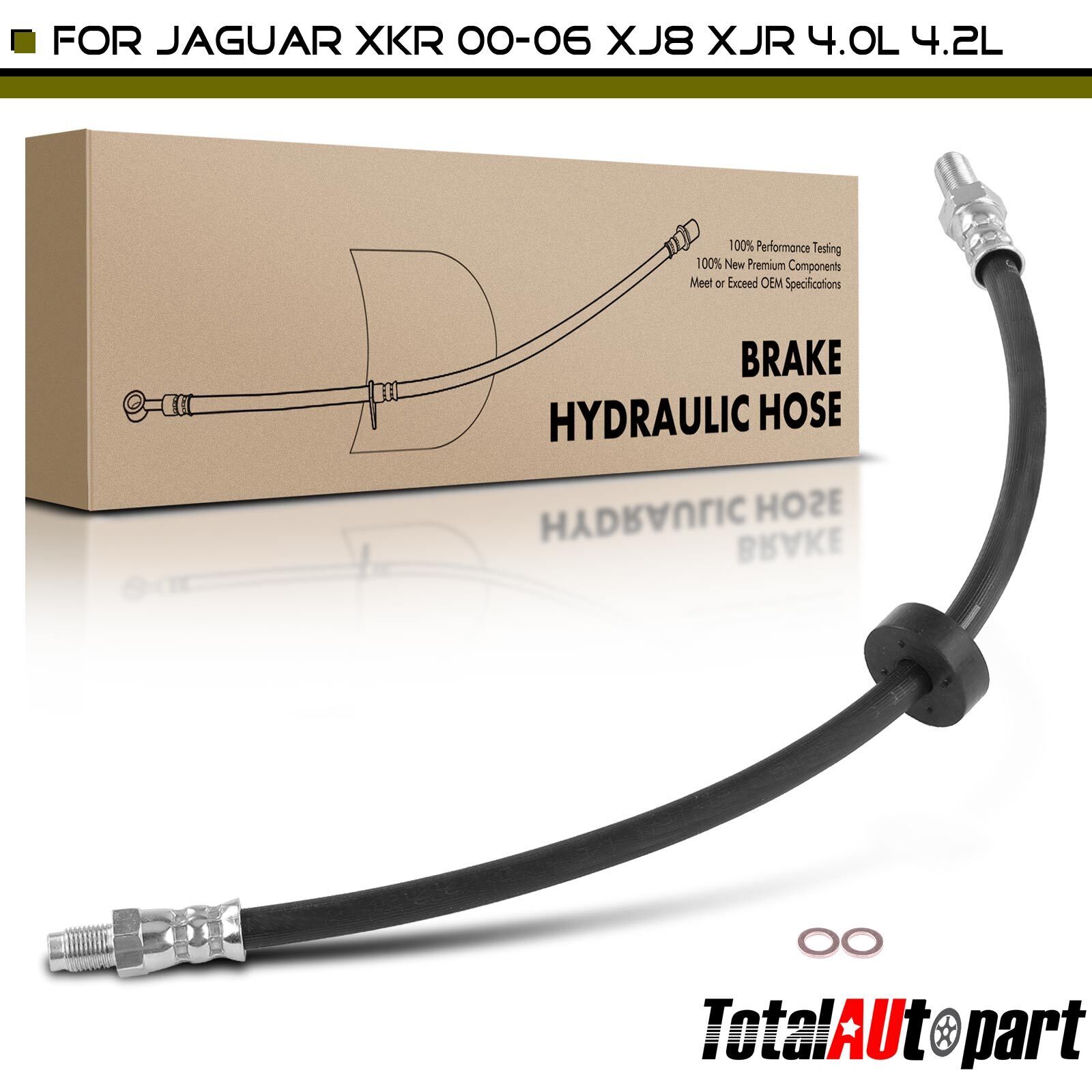 Brake Hydraulic Hose for Jaguar XJ8 Vanden Plas 98-03 XJR Front Left or Right