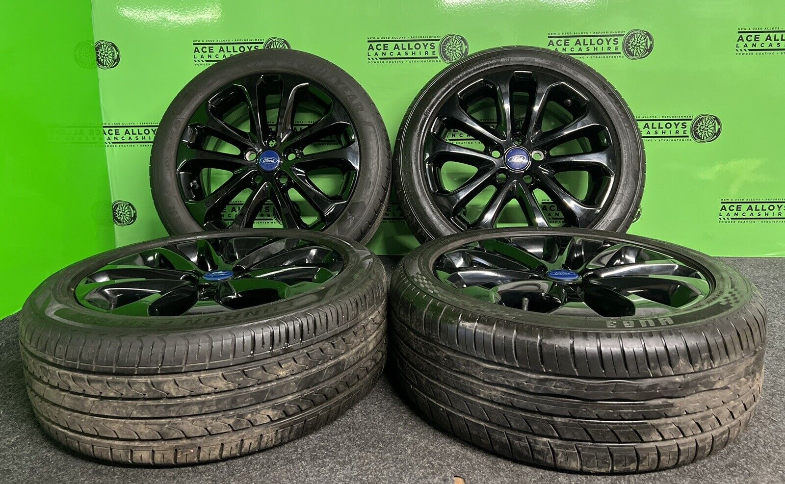 *REFURBISHED* FORD FOCUS MK2 17” 5x108 ALLOY WHEELS + TYRES CONNECT MONDEO