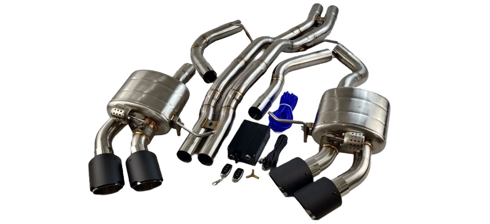 Fits Porsche Macan  All 3.0L & 3.6L 15-18 Catback Exhaust with Remote Valves