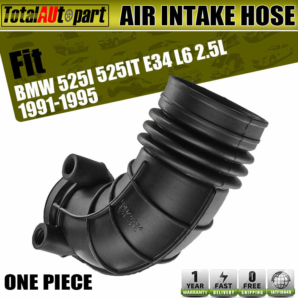 New Air Cleaner Intake Hose for BMW E34 525i 525iT 1991-1995 l6 2.5L M50 696-805