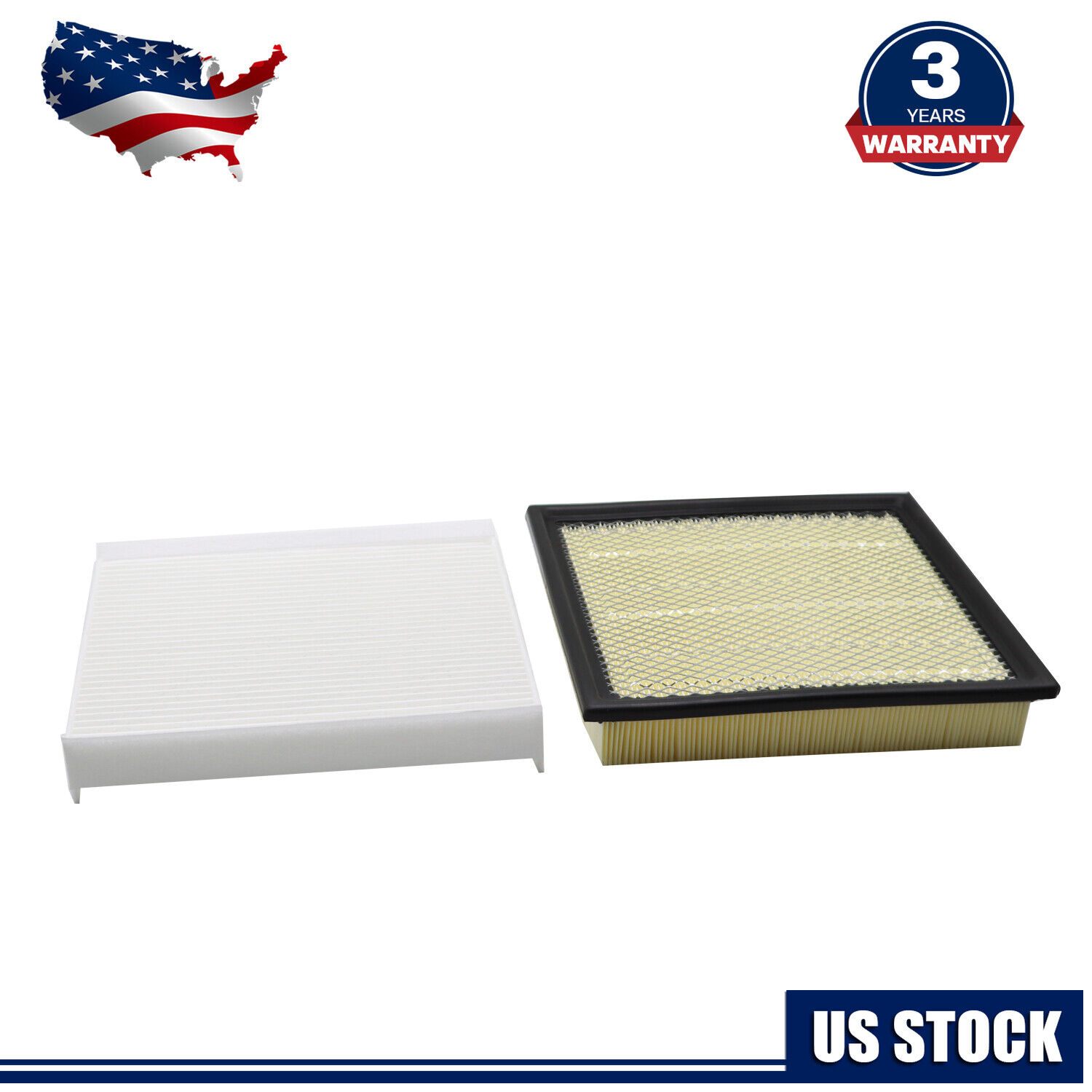 Engine Air Filter & Cabin Air Filter Premium Set For 2015-2022 Ford F-150