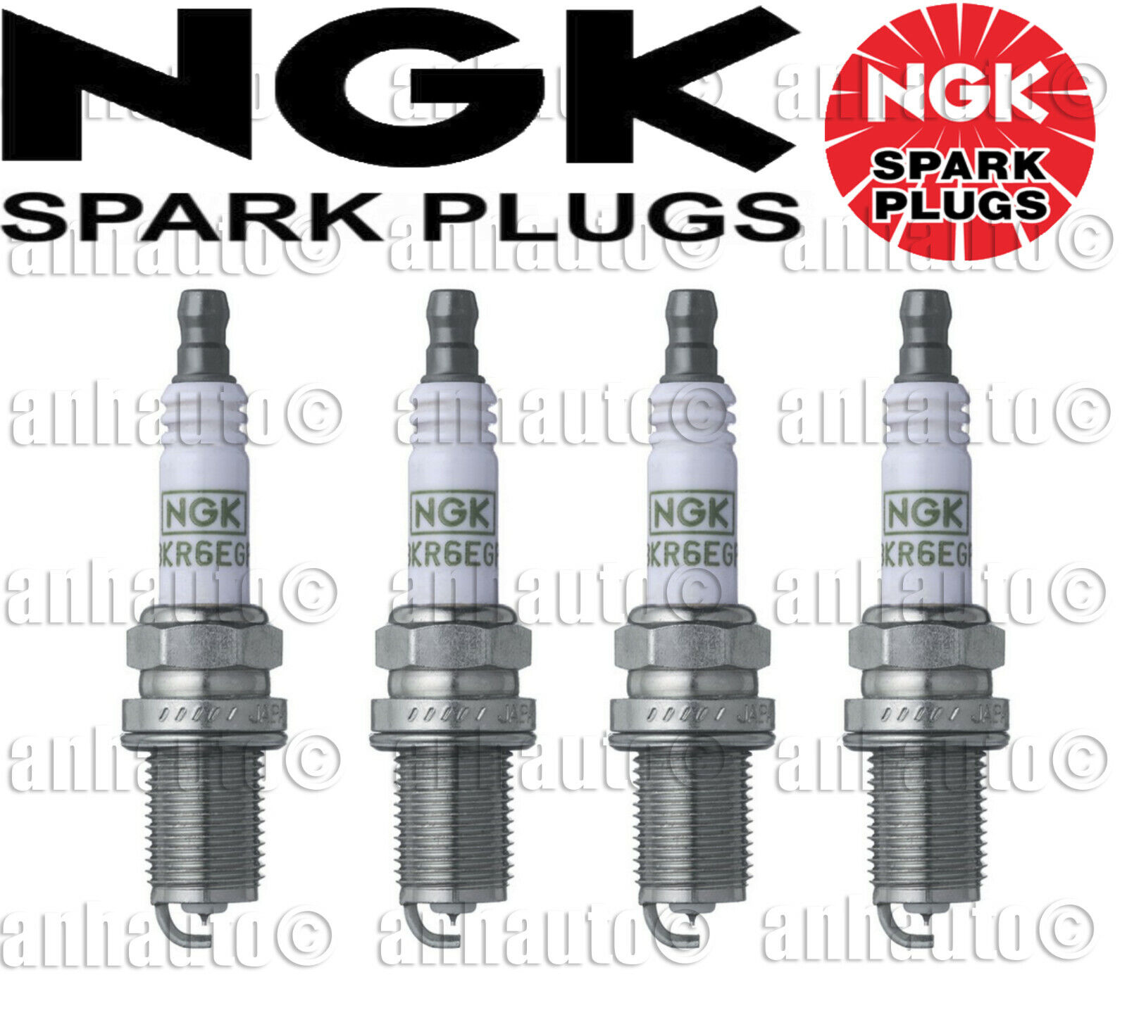 4x NGK BKR6EGP (7092) SPARK PLUGS  PLATINUM POWER  