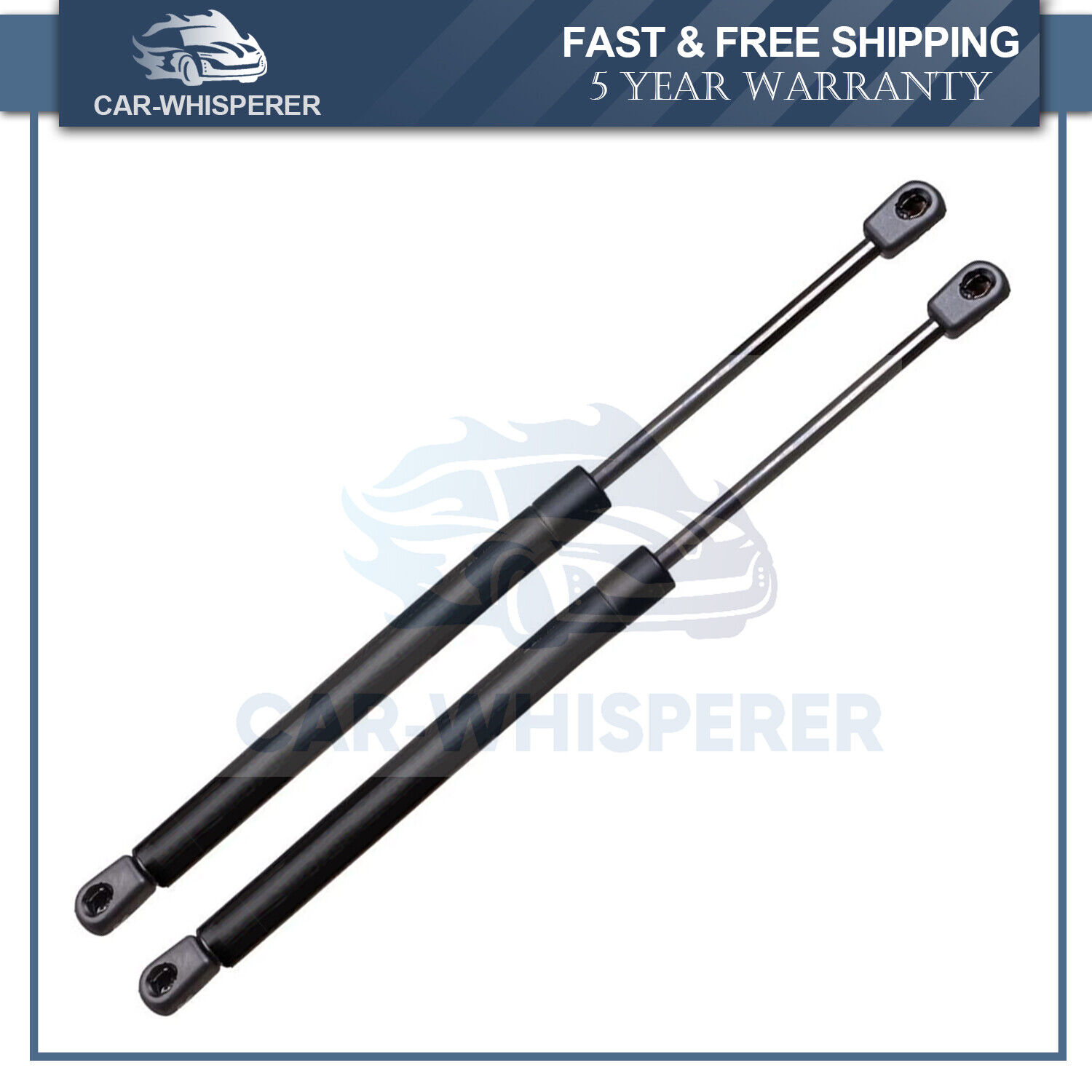 2Pcs For 1984-1989 Nissan 300ZX 4683 Front Hood Lift Supports Gas Struts Springs
