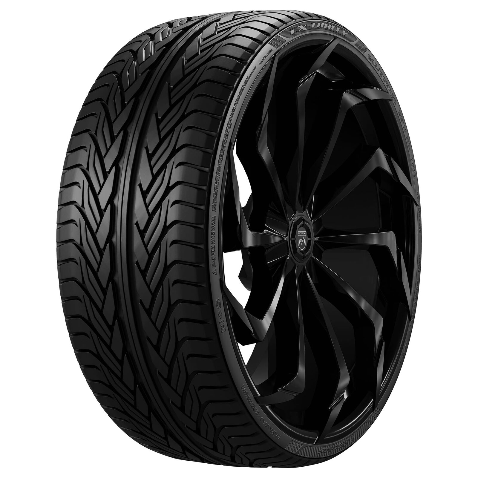 1 New Lexani Lx-thirty  - 255/30zr30 Tires 2553030 255 30 30
