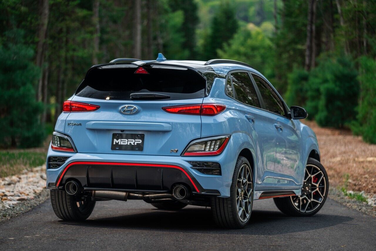 MBRP Armor Pro Catback Exhaust Carbon Tips for 2022-2023 Hyundai Kona N 2.0T