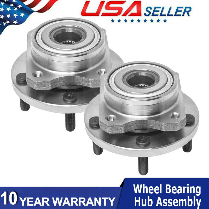 Set of 2 Wheel Hub & Bearing Front for Grand Caravan Voyager Town & Country New