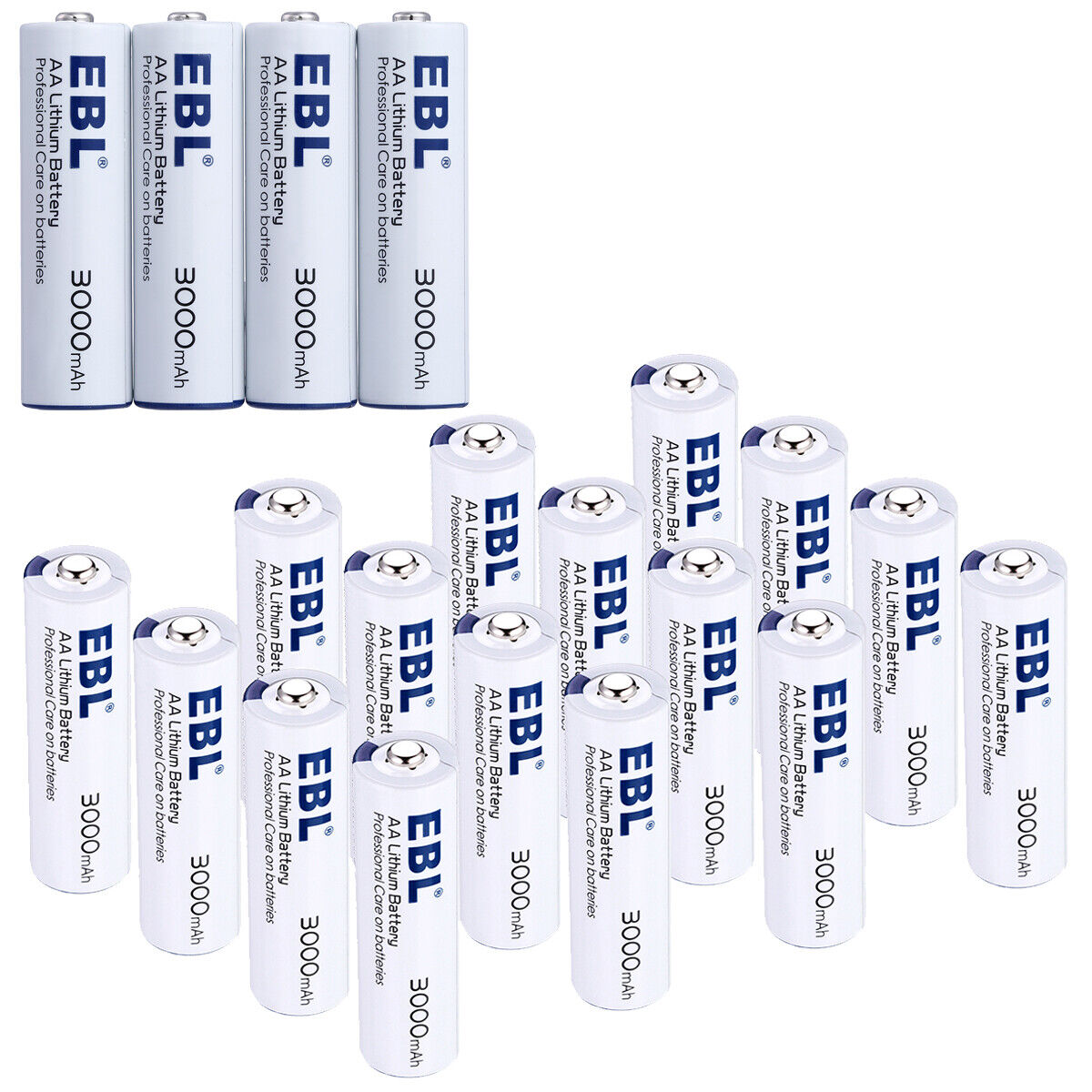 20x 3000mAh 1.5V AA Lithium Batteries Ultimate Non-Rechargeable Lithium Battery