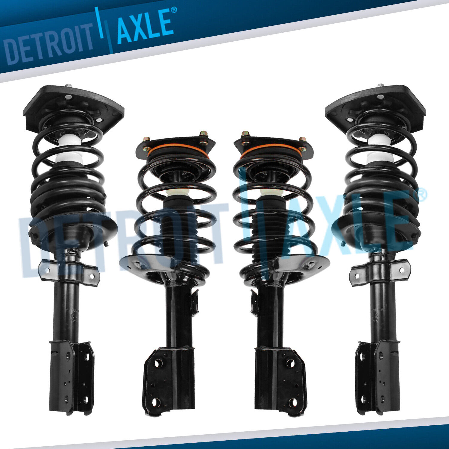 4pc Front & Rear Struts & Spring Coil Assembly for 2004-2008 Pontiac Grand Prix