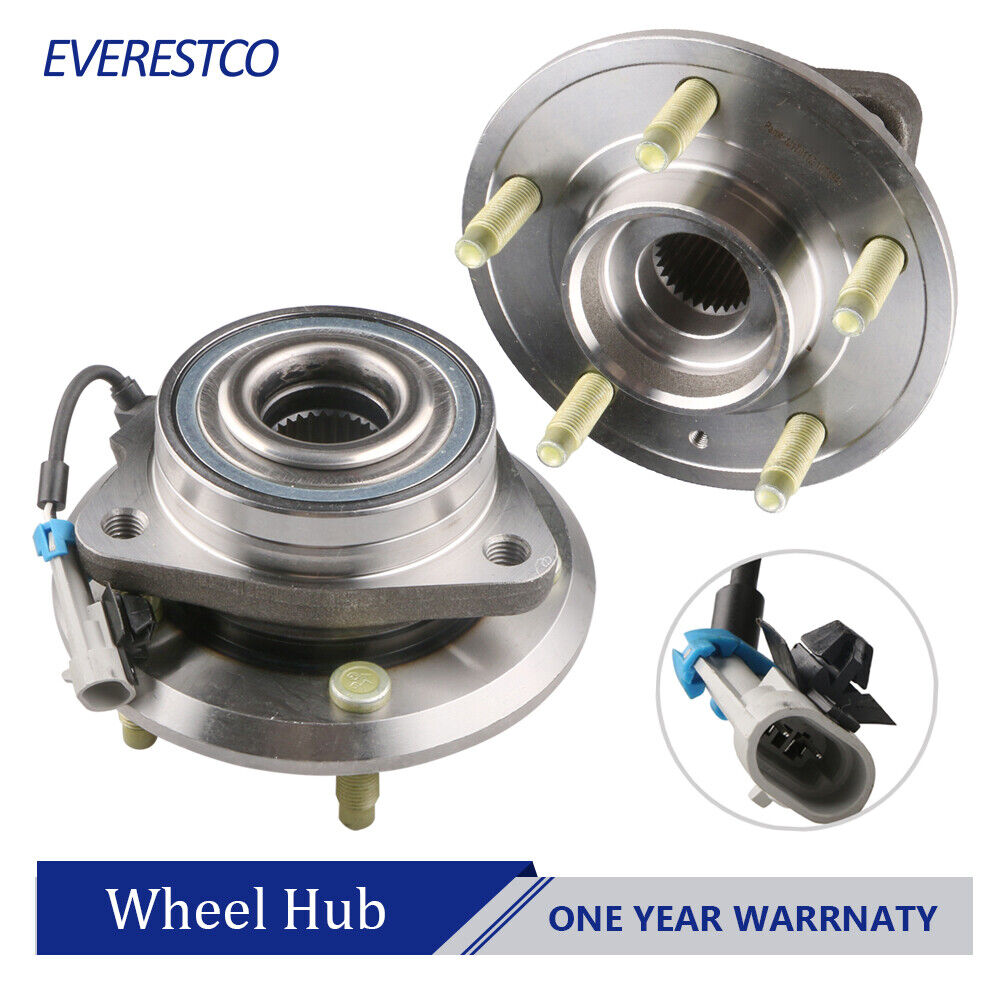 LH+RH Front Wheel Hub Bearing Assembly For 2007-2009 Chevy Equinox  Saturn Vue