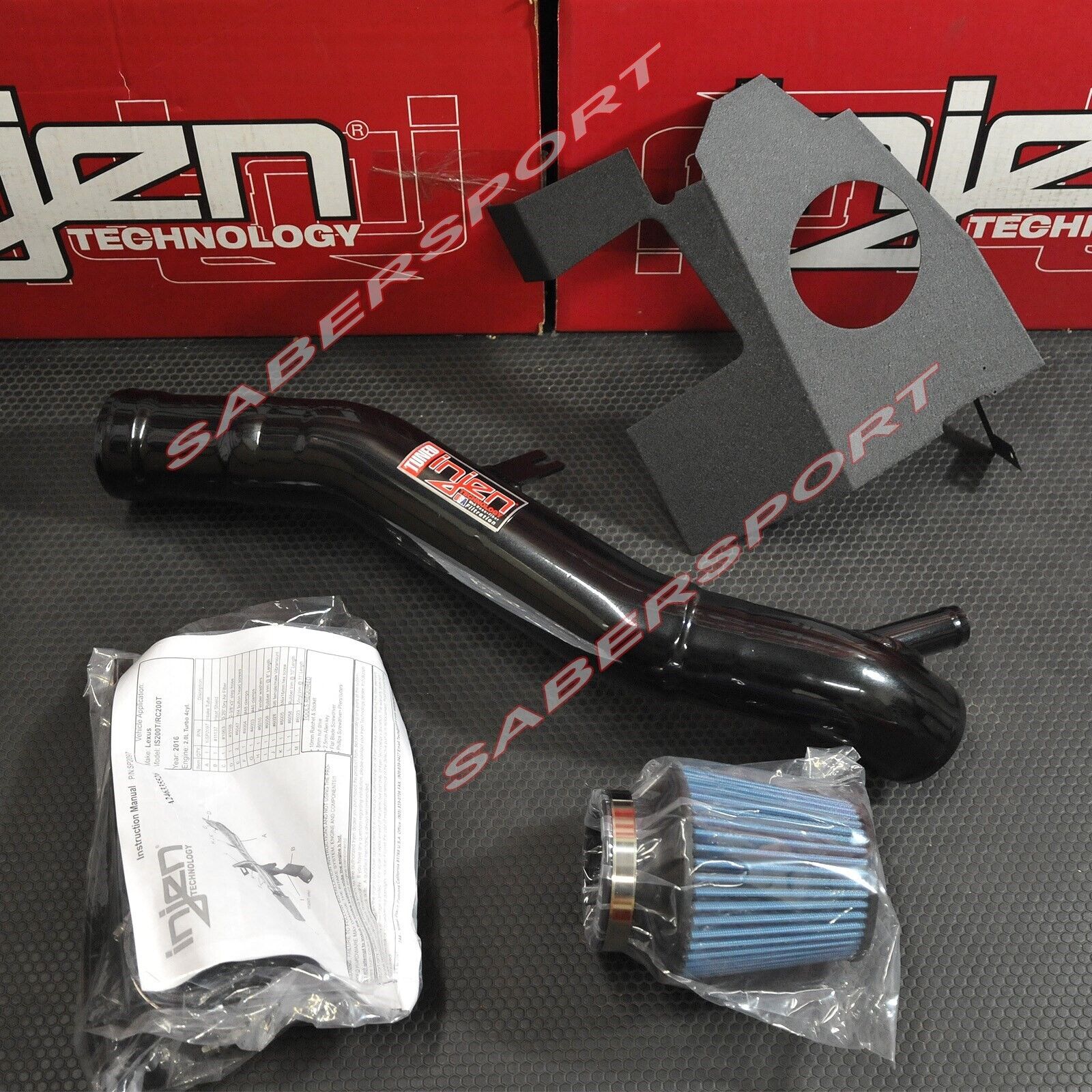 Injen SP Polish Short Ram Cold Air Intake for 2016-2017 Lexus IS200T RC200T 