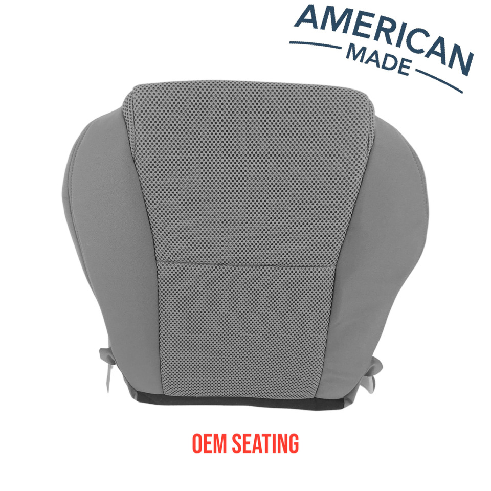 For 2005 to 2015 Toyota Tacoma Bottom Cloth Seat Cover Gray