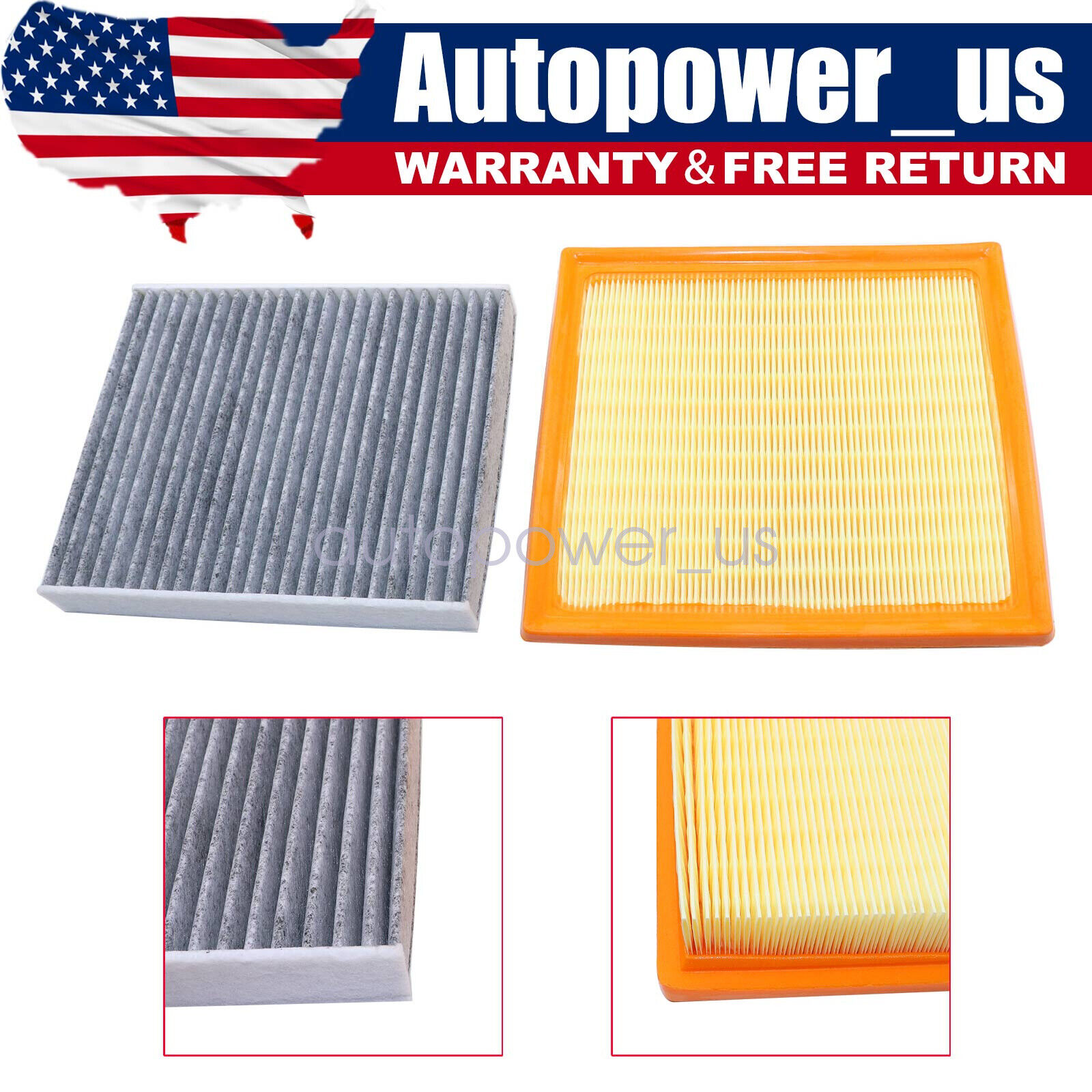 COMBO Air Filter+ CHARCOAL Cabin Filter for NEW IMPREZA ASCENT CROSSTREK OUTBACK