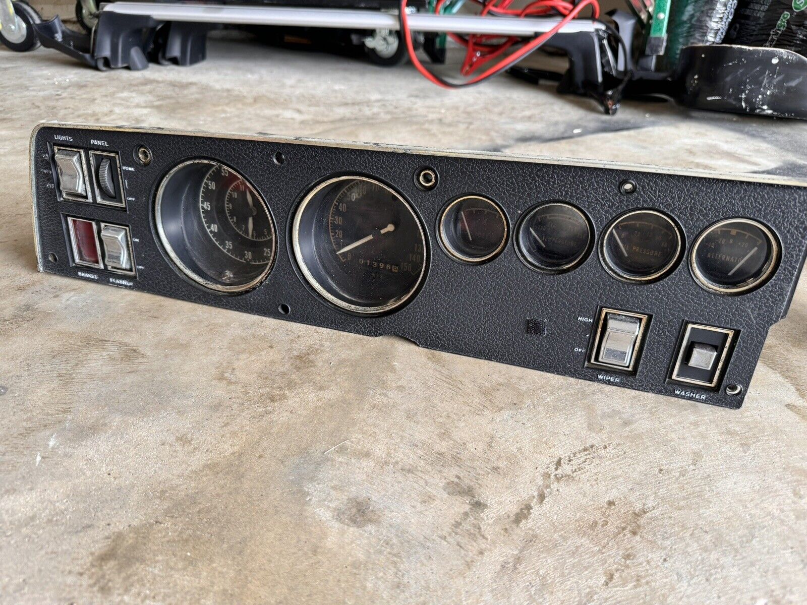 1968-1969 DODGE CHARGER CORONET SUPER BEE CLUSTER GAUGE RALLYE WITH TACH CORE