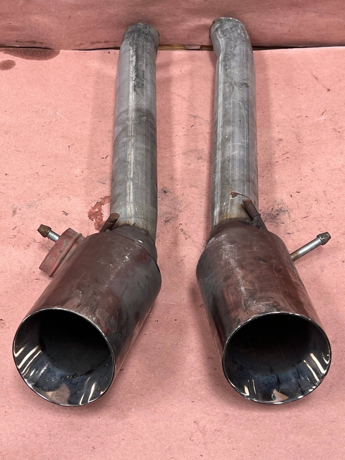 BMW E90 335XI Wiched Flow Straight Muffler Exhaust Pipes 110K Miles OEM
