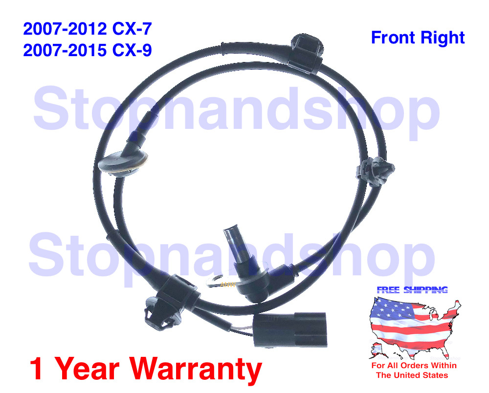 NEW ABS WHEEL SPEED SENSOR For 2007-2015 Mazda CX-7 CX-9 SUV Front Right Side