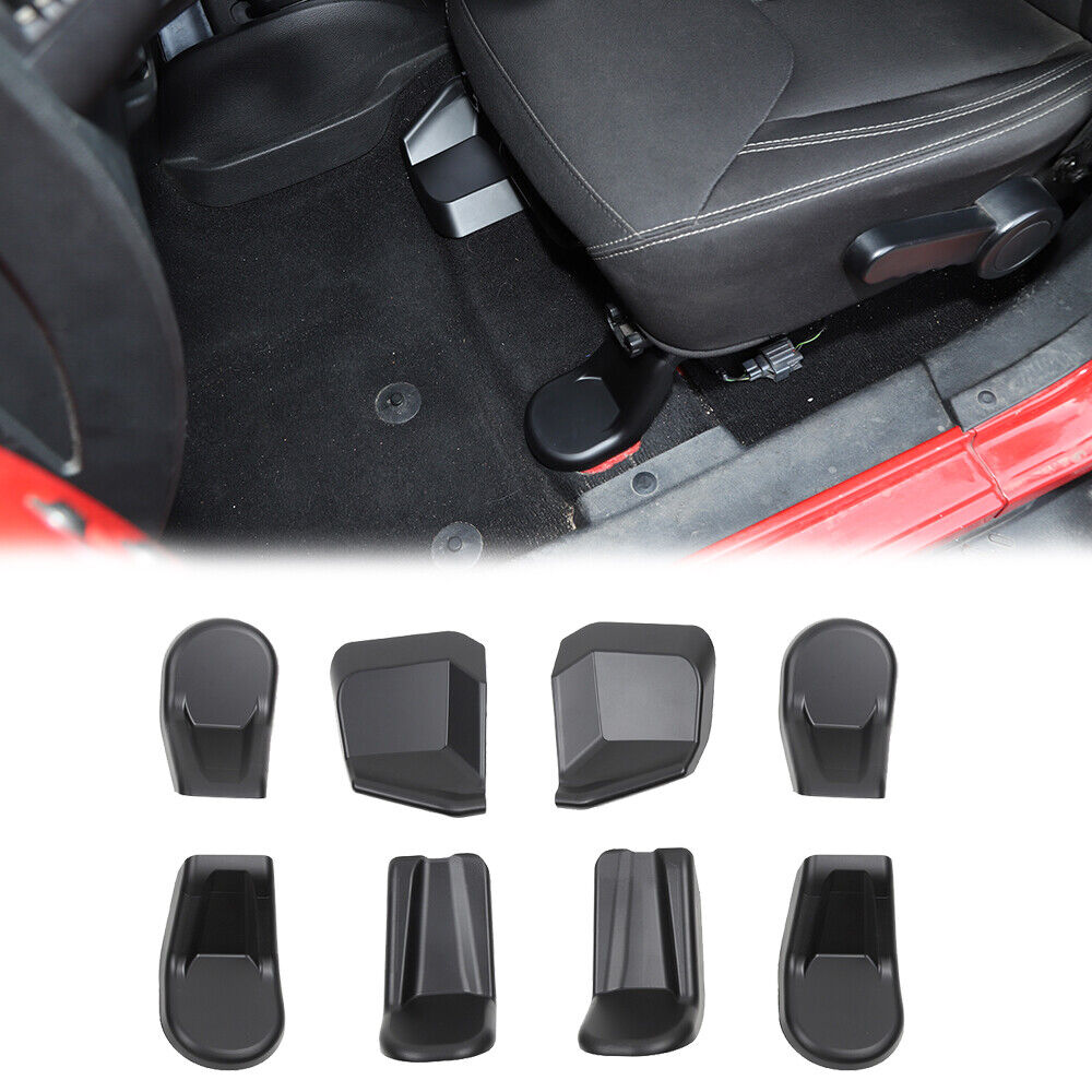 Voodonala For Jeep Wrangler JK 07-17 Inner Front Seat Screw Protector Cover Trim