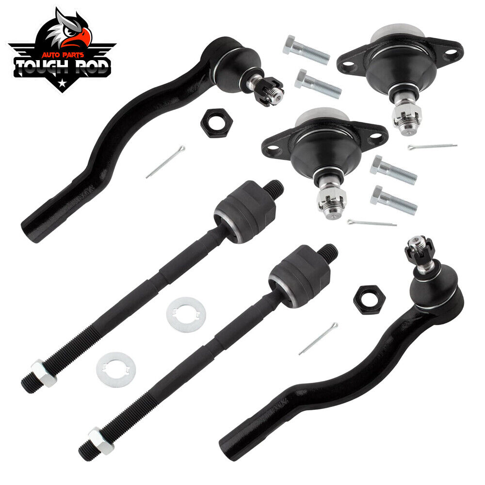 6x Front Tie Rod Lower Ball Joint Kit for 1991 1992 1993 1994-1997 Toyota Previa