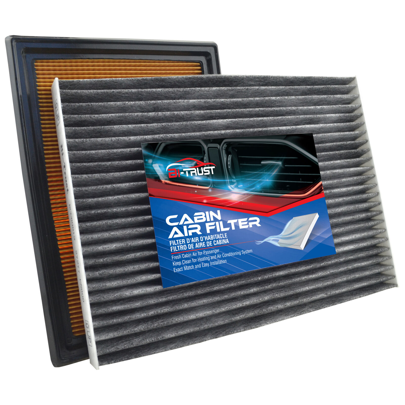 Combo Set Engine & Cabin Air Filter for Nissan Rogue 2008-2013 Select 2014-2015