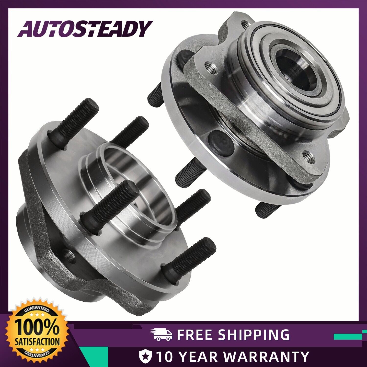 Pair Front Wheel Hub Bearing for Grand Voyager Caravan Town & Country Voyager