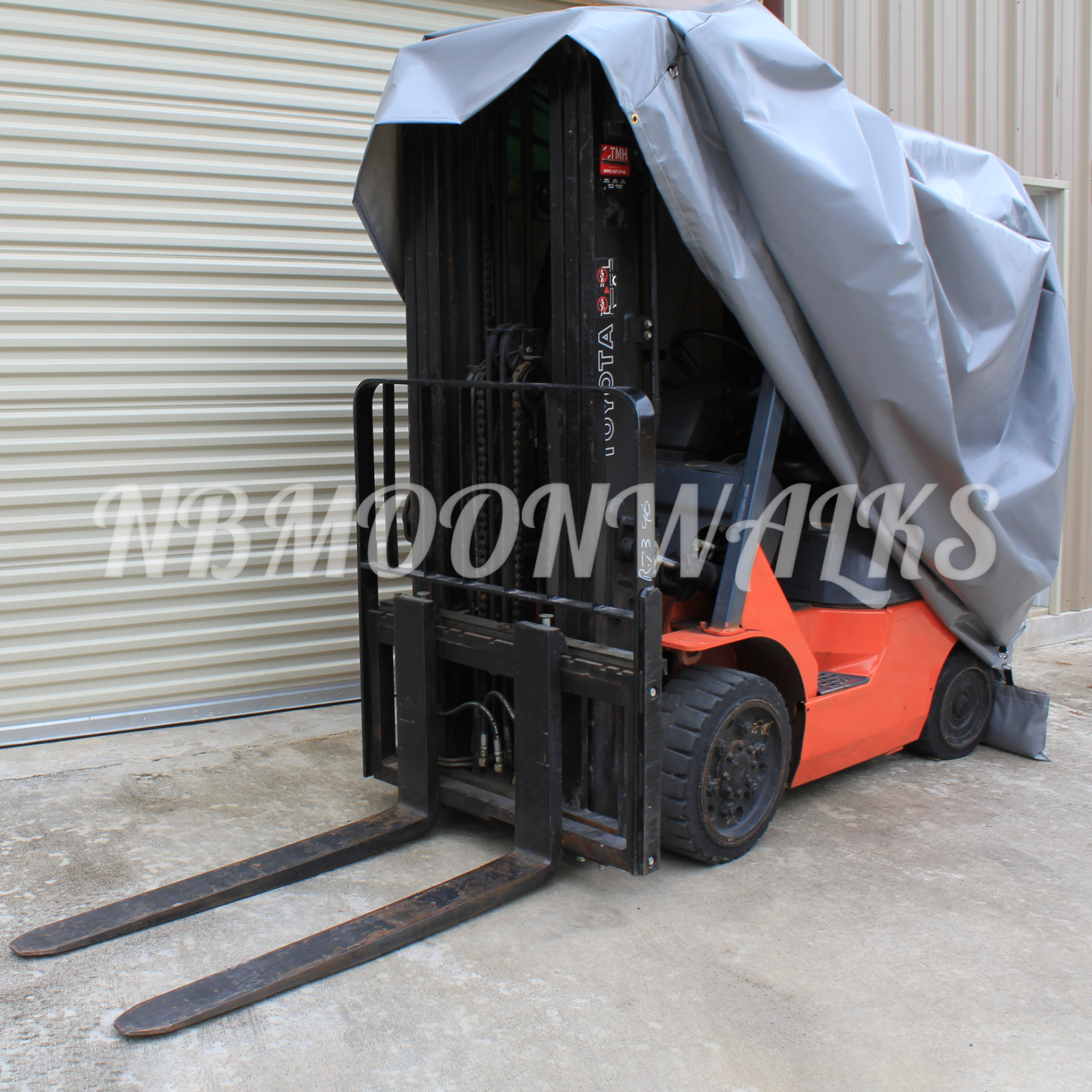 Heavy Duty Forklift Outdoor Storage Tarp Cover Tractor Snowmobile Waterproof