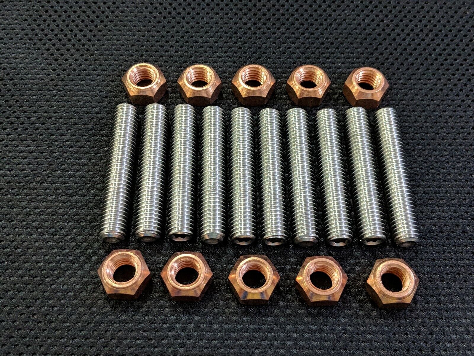 Peugeot 106GTI Exhaust Manifold Stainless Steel Studs and Copper Nuts 