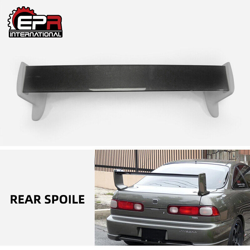 For 94-01 Honda Integra DC2 Mug Style Carbon Blade Add on FRP Wing Extension Kit