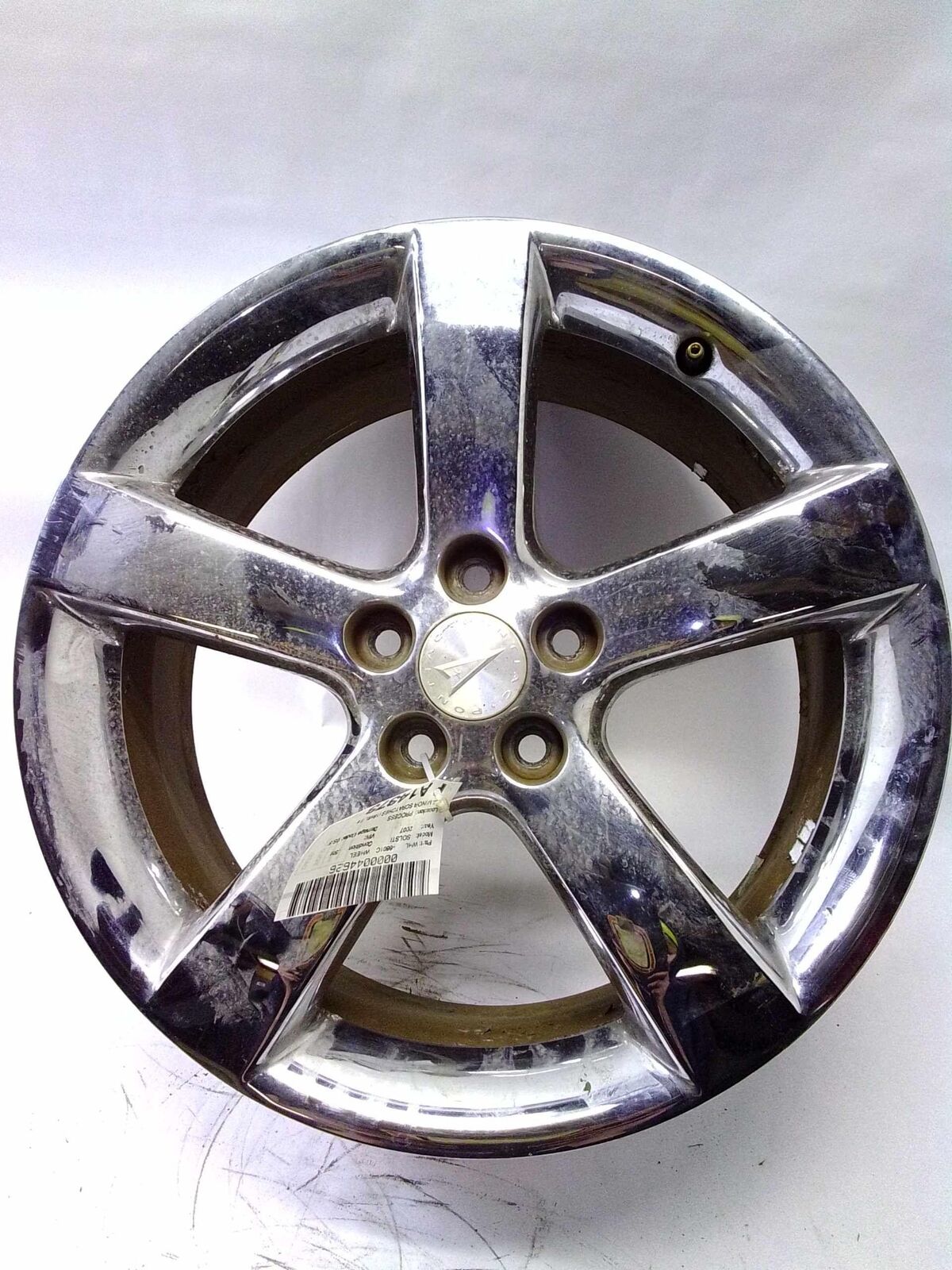 2006-2010 Pontiac Solstice Wheel Rim 18x8 Chrome 5 Spoke w/o Hole Opt PD5